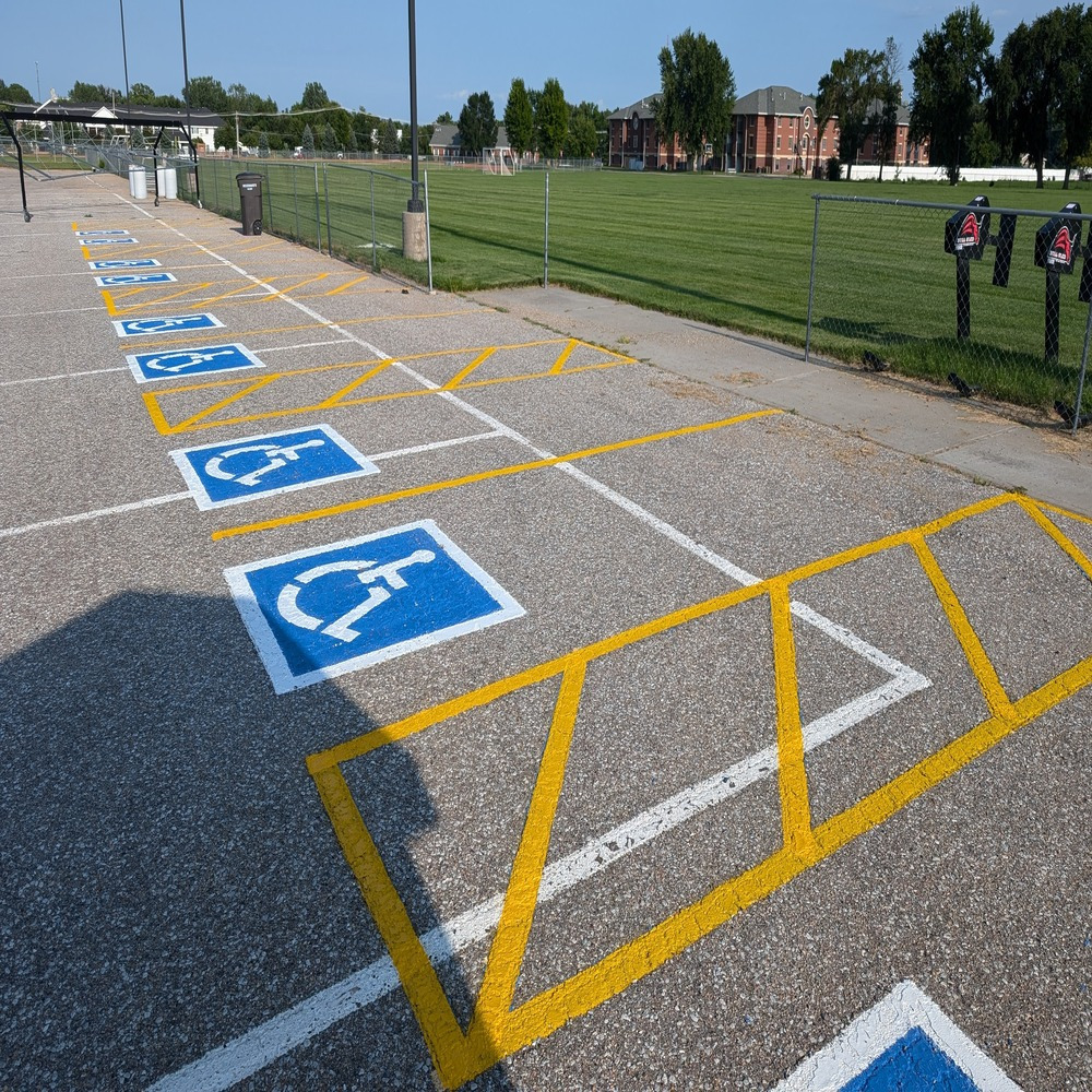 HC ADA Striping Example